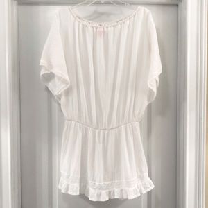 Victoria’s Secret White Coverup Size M